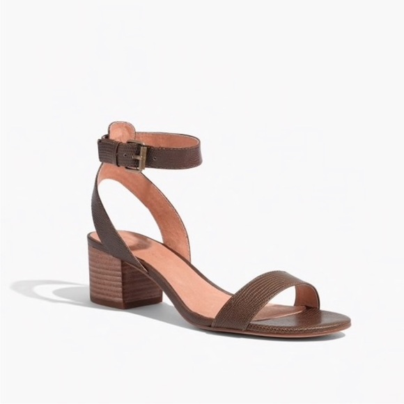 Madewell Simple Mid-Heel Sandals G4972 upper leather - Picture 2 of 8